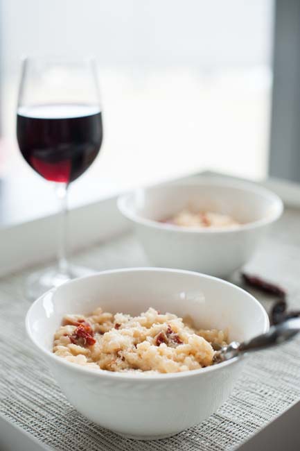 sundried tomato risotto