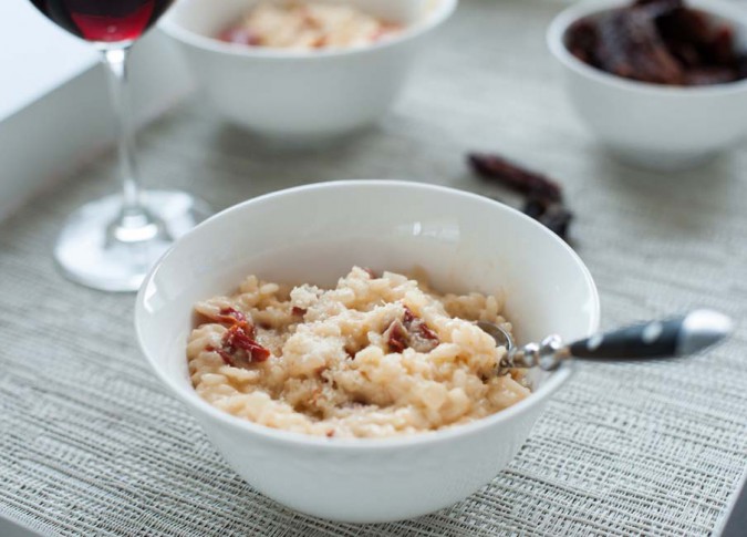 sundried tomato risotto