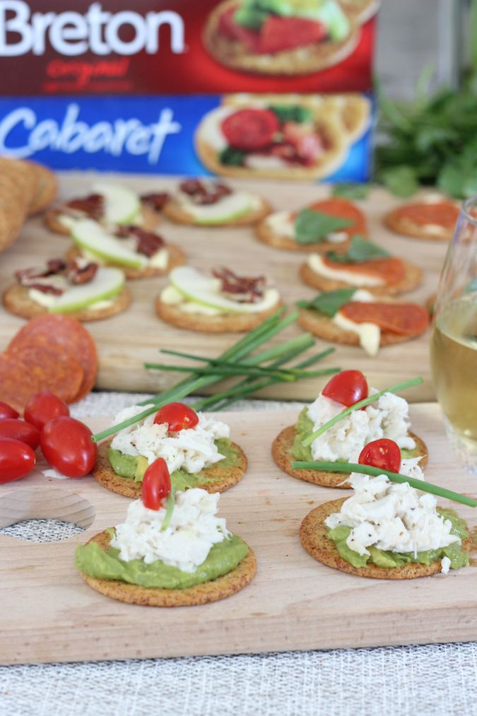 cracker crostini